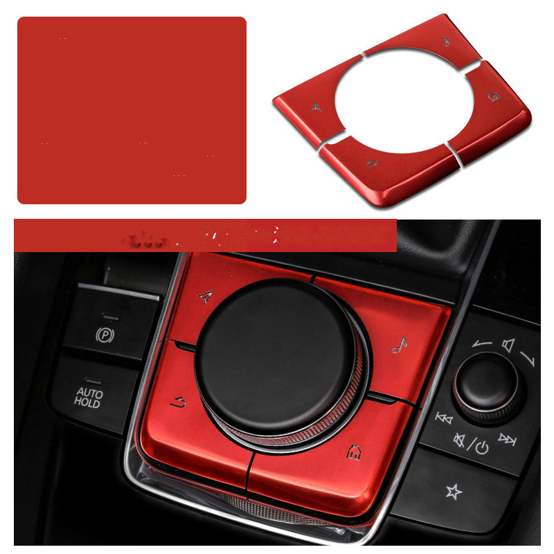 Multimedia knob button sticker