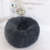 Round Long Hairy Autumn And Winter Nest Pad Cat Mattress - happyshop365247