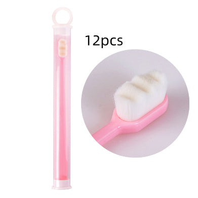 Ultra-fine Toothbrush Super Soft Bristle Deep Cleaning Brush Portable For Oral Care Tools Teeth Care Oral Cleaning Travel - happyshop365247