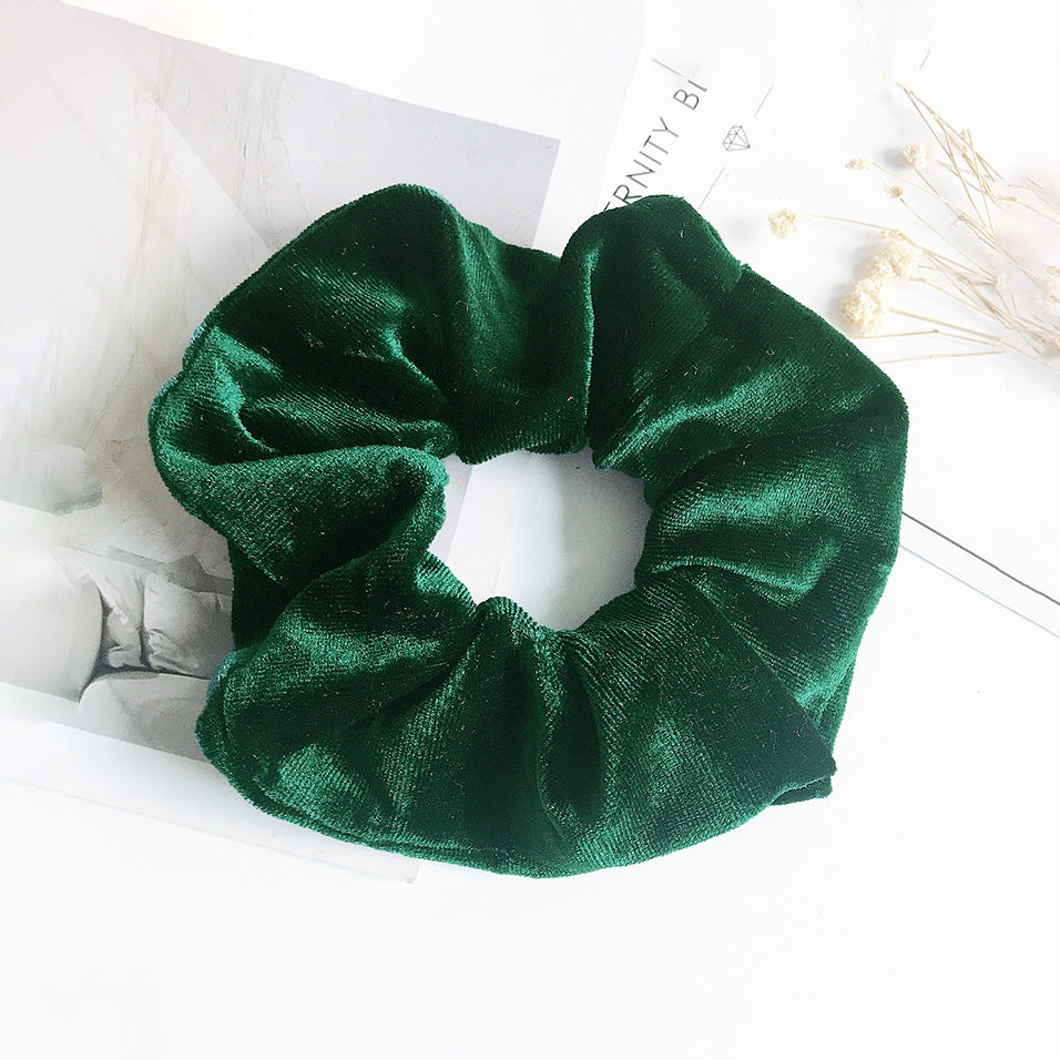 Flannel Hair Tie Hair Rope Amazon Velvet Fashion Ponytail Hair Accessories - happyshop365247