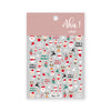 Nail Art Sticker Santa Claus Cartoon