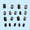 Dark Ins Style Black Vine Wearing Nails And Nails - happyshop365247
