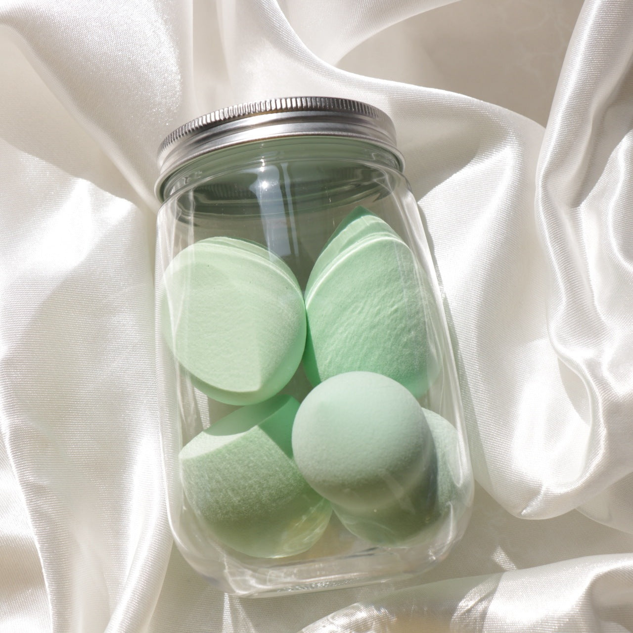 Canned Powder Puff Beauty Egg Box Makeup Sponge Set - happyshop365247