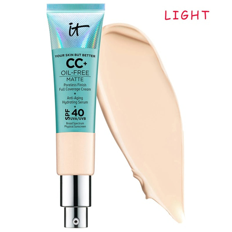 Face Concealer It Cosmetics Matte Oil-Control Cream Makeup Base Full Cover Dark Circle Eyes SPF 40 Brighten Skin CC+ Cream - happyshop365247