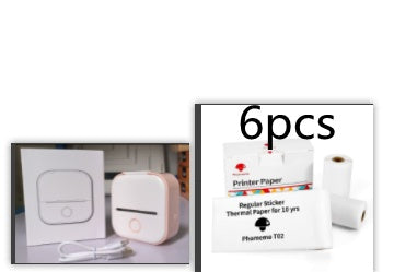 Portable Mini Thermal Label Printer Home Photo Printer Student Wrong Question Printer Bluetooth-compatible Mini Label Printer Price Tag - happyshop365247