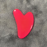 Resin Beeswax Heart-shaped Gu Sha Facial Scraping Sheet For Beauty Salon - happyshop365247