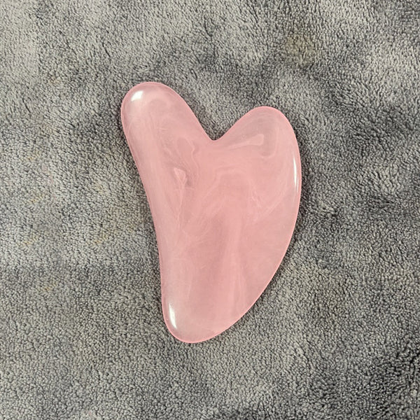 Resin Beeswax Heart-shaped Gu Sha Facial Scraping Sheet For Beauty Salon - happyshop365247
