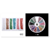 Nail Supplies, Diamond Glass Fragments, Gold And Silver Broken Glass Nails - happyshop365247