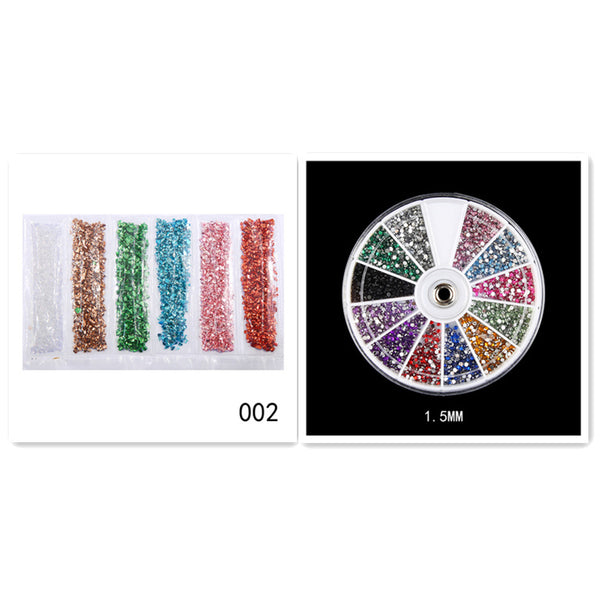 Nail Supplies, Diamond Glass Fragments, Gold And Silver Broken Glass Nails - happyshop365247