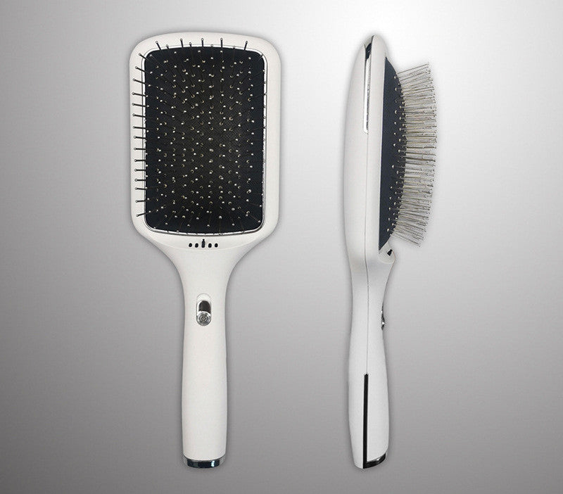 Wireless Charging Straight Hair Comb Negative Ion Blowing Vibration Beauty Supplies - happyshop365247
