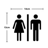 Home Bathroom Decor Wall Stickers Art Stickers Creative Home Decor Bathroom Cute Door Stickers - happyshop365247