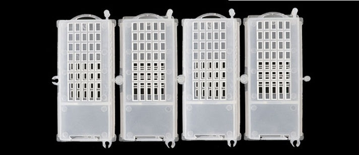 Multifunctional king cage plastic transparent bee cage