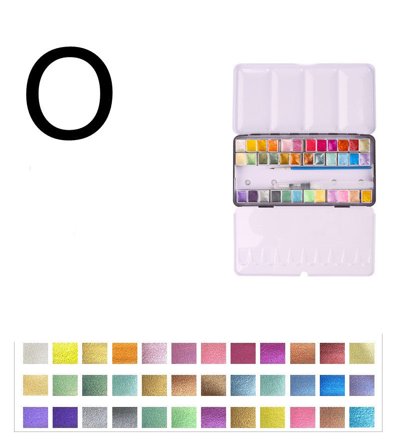 Solid Watercolor Paint Set Sketch Watercolor