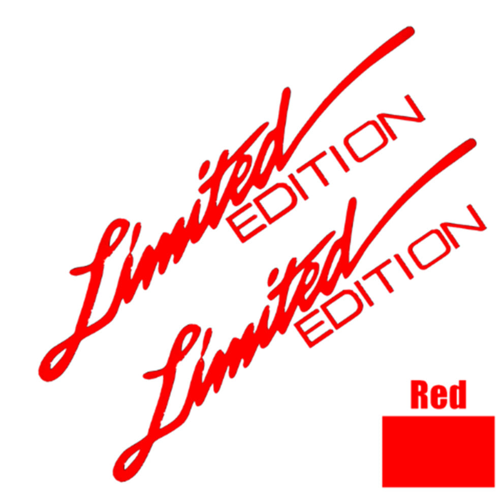 LimitedEdition English Reflective Car Sticker