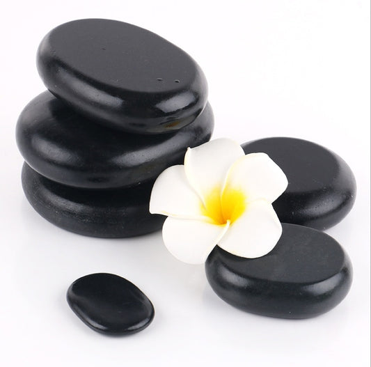 Beauty SPA Health Massage Energy Stone Natural Volcanic Hot Stone Back Essential Oil Massage Hot Stone - happyshop365247