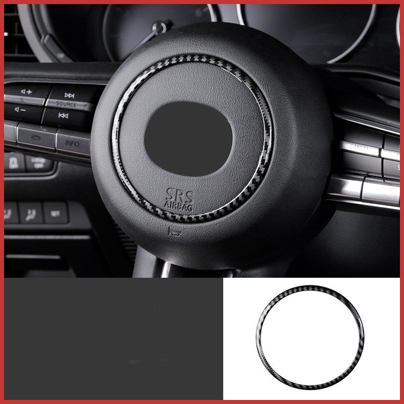 Mazda 3 Angkesaila modified interior carbon fiber decoration