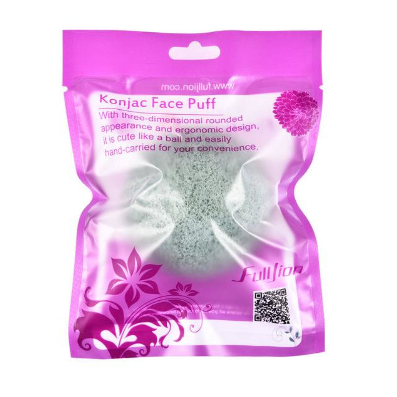 Natural Round Shap Konjac Sponge Face Cleaning Sponge - happyshop365247