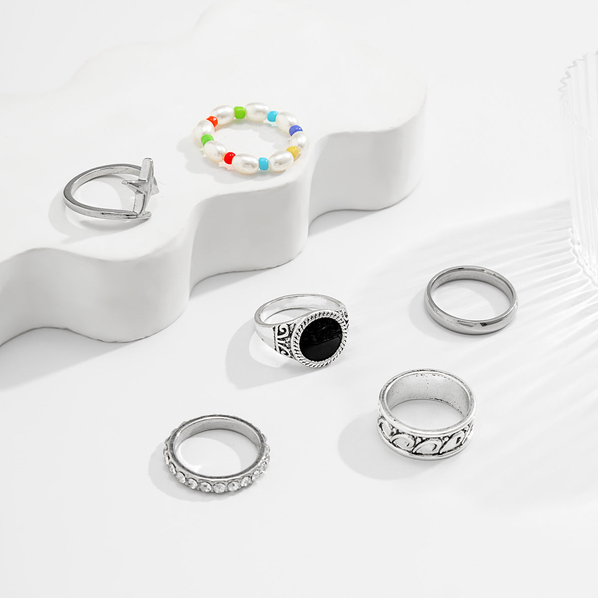 Fashion Versatile Pearl Ring - happyshop365247