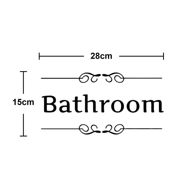 Home Bathroom Decor Wall Stickers Art Stickers Creative Home Decor Bathroom Cute Door Stickers - happyshop365247