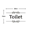 Home Bathroom Decor Wall Stickers Art Stickers Creative Home Decor Bathroom Cute Door Stickers - happyshop365247