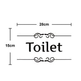 Home Bathroom Decor Wall Stickers Art Stickers Creative Home Decor Bathroom Cute Door Stickers - happyshop365247