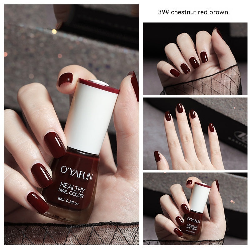 Nail Polish New Water-based Long-lasting Quick-drying Transparent - happyshop365247