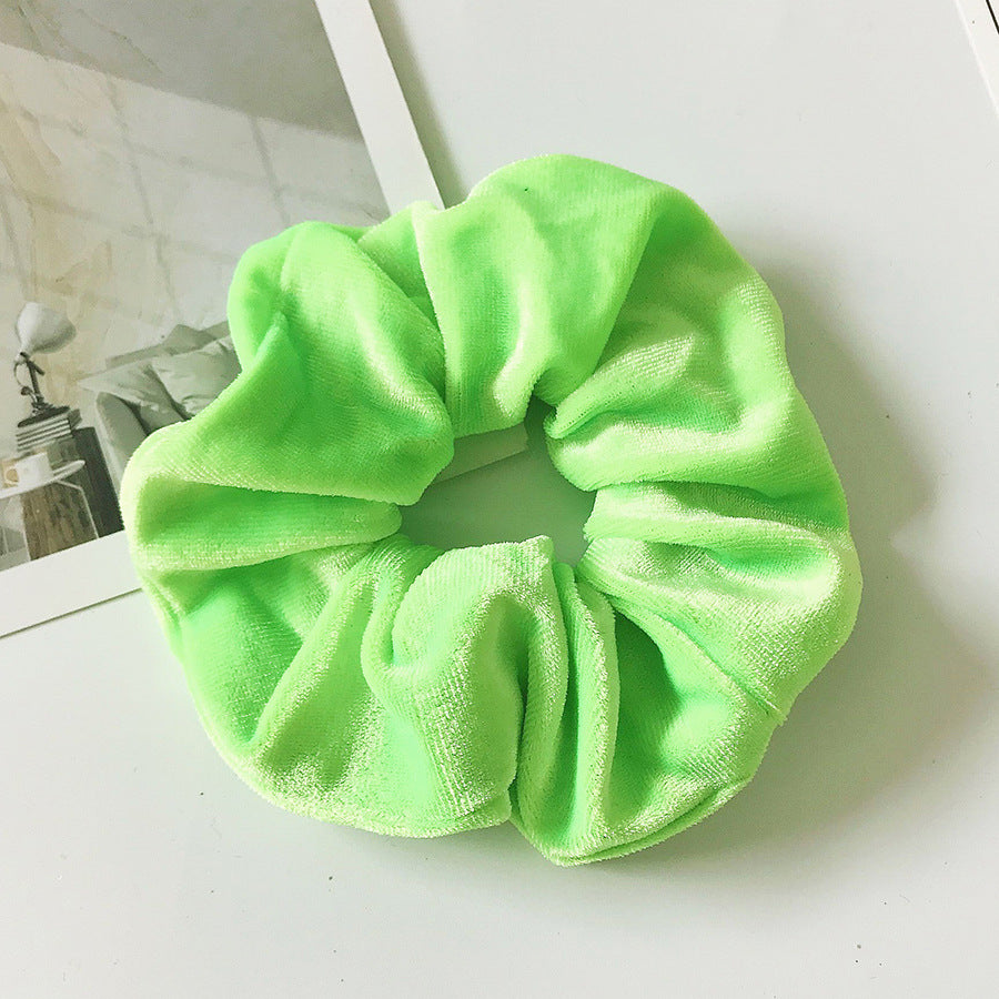 Flannel Hair Tie Hair Rope Amazon Velvet Fashion Ponytail Hair Accessories - happyshop365247