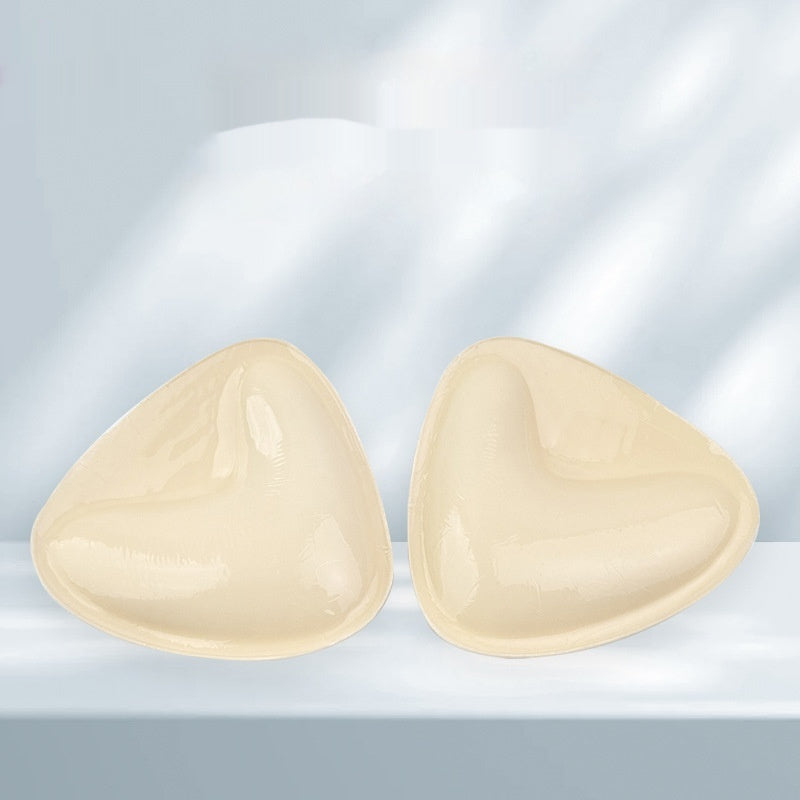 Double Sided Adhesive Sticky Bra Inserts Push Up Thick Sponge Breast Lift Pads Women Swimsuit Bikini Cup Enhancer - happyshop365247