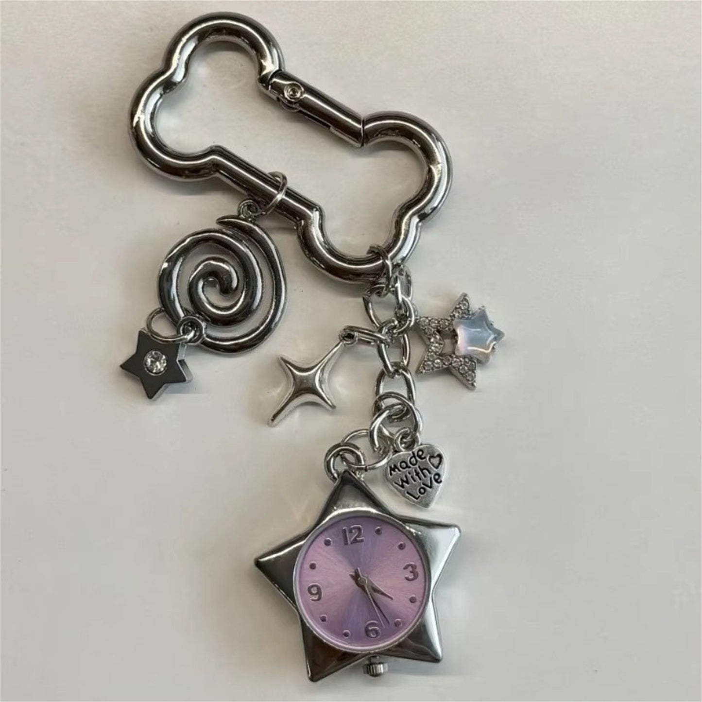 Keychain Bone Pentagram Retro Bag