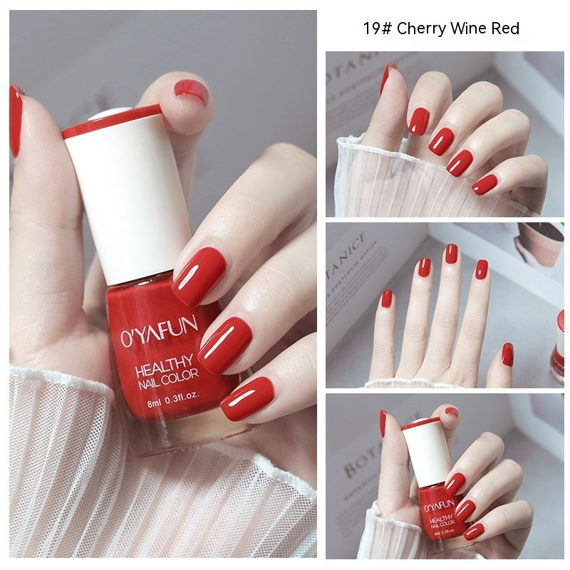 Nail Polish New Water-based Long-lasting Quick-drying Transparent - happyshop365247
