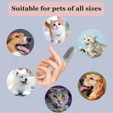 Dog Tooth Cleaning Brush Care Finger Wrap Cat Dog Oral Cleaning Toothbrush Tool Silicone Dog Cat Finger Toothbrush Supplies Pet Products - happyshop365247