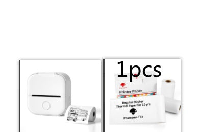 Portable Mini Thermal Label Printer Home Photo Printer Student Wrong Question Printer Bluetooth-compatible Mini Label Printer Price Tag - happyshop365247