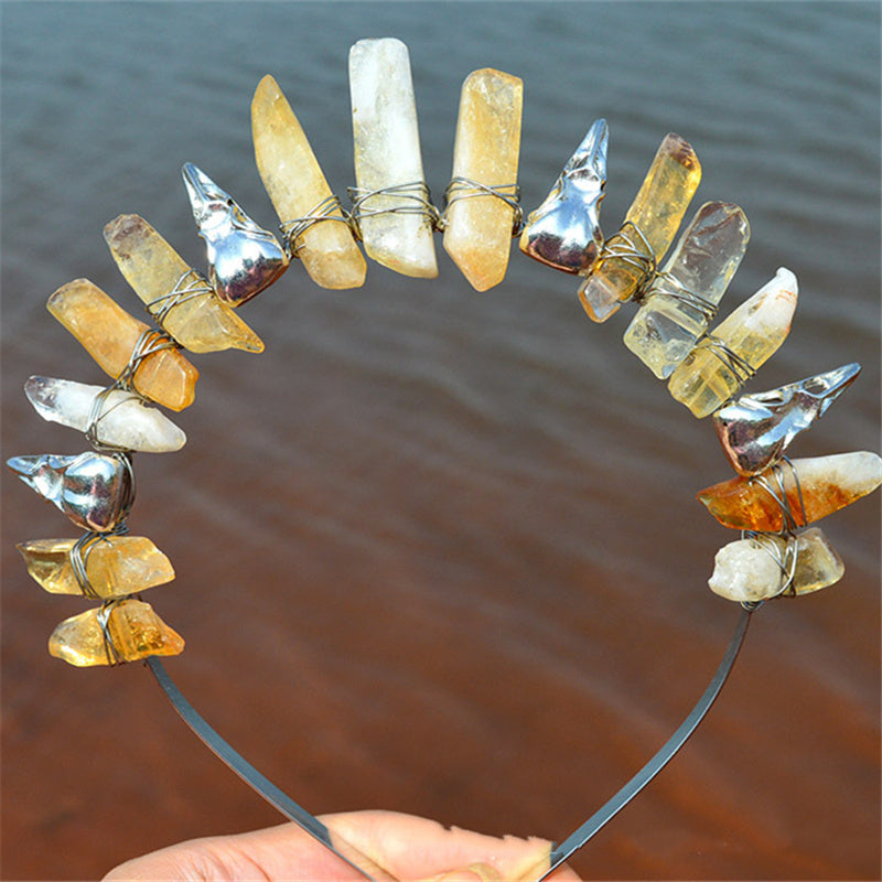 Women's Crown Crystal Hair Band - happyshop365247