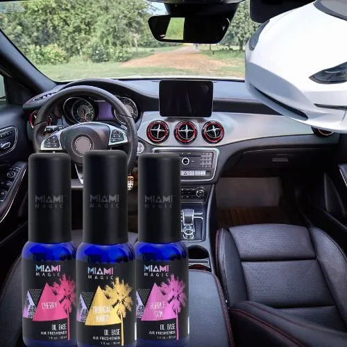 Miami Magic Car Air Fresheners 3 Pack