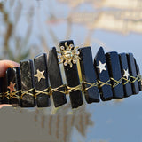 Natural Crystal Crown Hair Band
