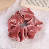 Flannel Hair Tie Hair Rope Amazon Velvet Fashion Ponytail Hair Accessories - happyshop365247