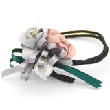 Bun Hair Half Bun Pearl Flower Hair Plate Hair Elastic Korean Styling Headdress Hair Accessories - happyshop365247