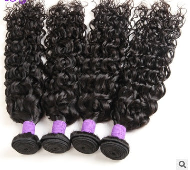 Wigs real hair India hair ladies water wave hair hair - happyshop365247