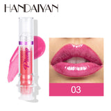 HANDAIYAN PLUMP & POUT Lip Plumping Booster Gloss, High Shine for Plumper Looking Lips,Extreme Shine Crystal Volume Lip Oil