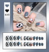 French Worn Removable Nails And Diamonds - happyshop365247