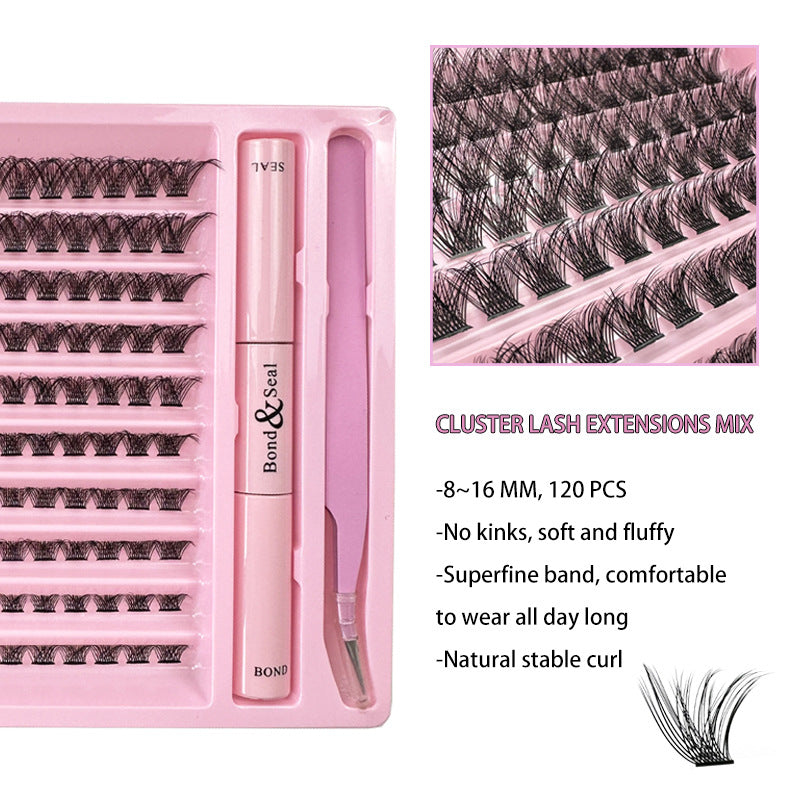 Self-grafting Single Cluster Eyelash Set - happyshop365247