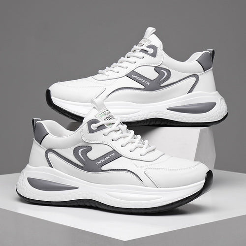 Leather Casual White Shoes Men's Outdoor Mountaineering - happyshop365247