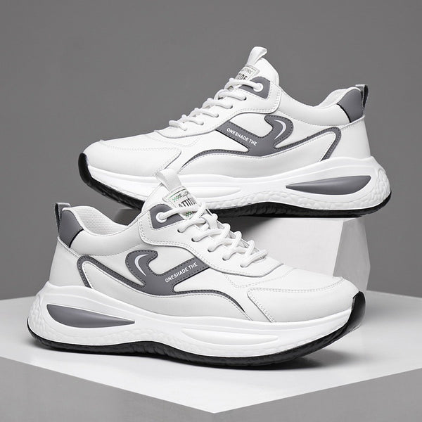 Leather Casual White Shoes Men's Outdoor Mountaineering - happyshop365247