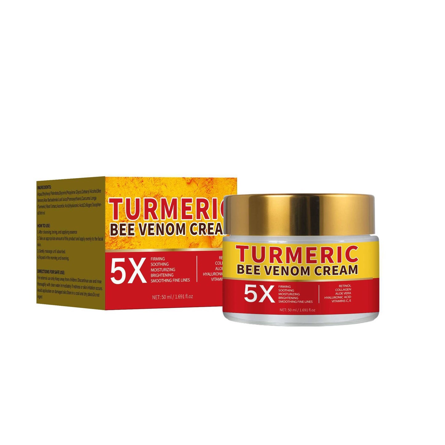 Bee Moisturizing Cream 50ml Turmeric Bee