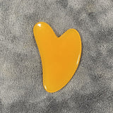 Resin Beeswax Heart-shaped Gu Sha Facial Scraping Sheet For Beauty Salon - happyshop365247