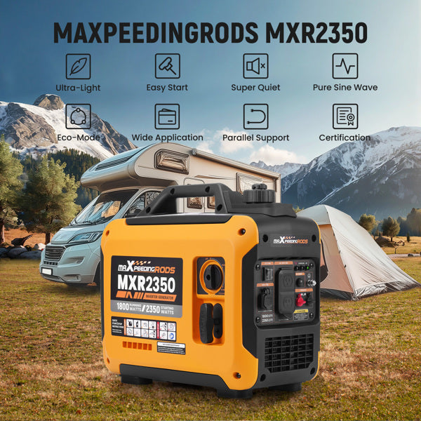 New 2350W 15kg Gasoline Variable Frequency Generator, Environmentally Friendly And Quiet, Suitable For Outdoor Gatherings