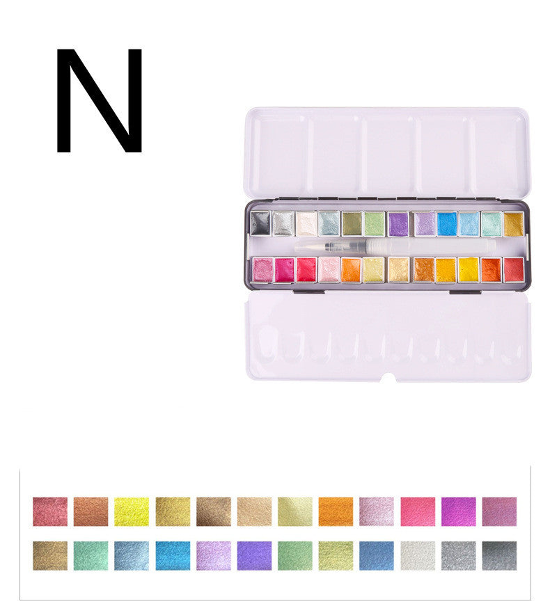 Solid Watercolor Paint Set Sketch Watercolor