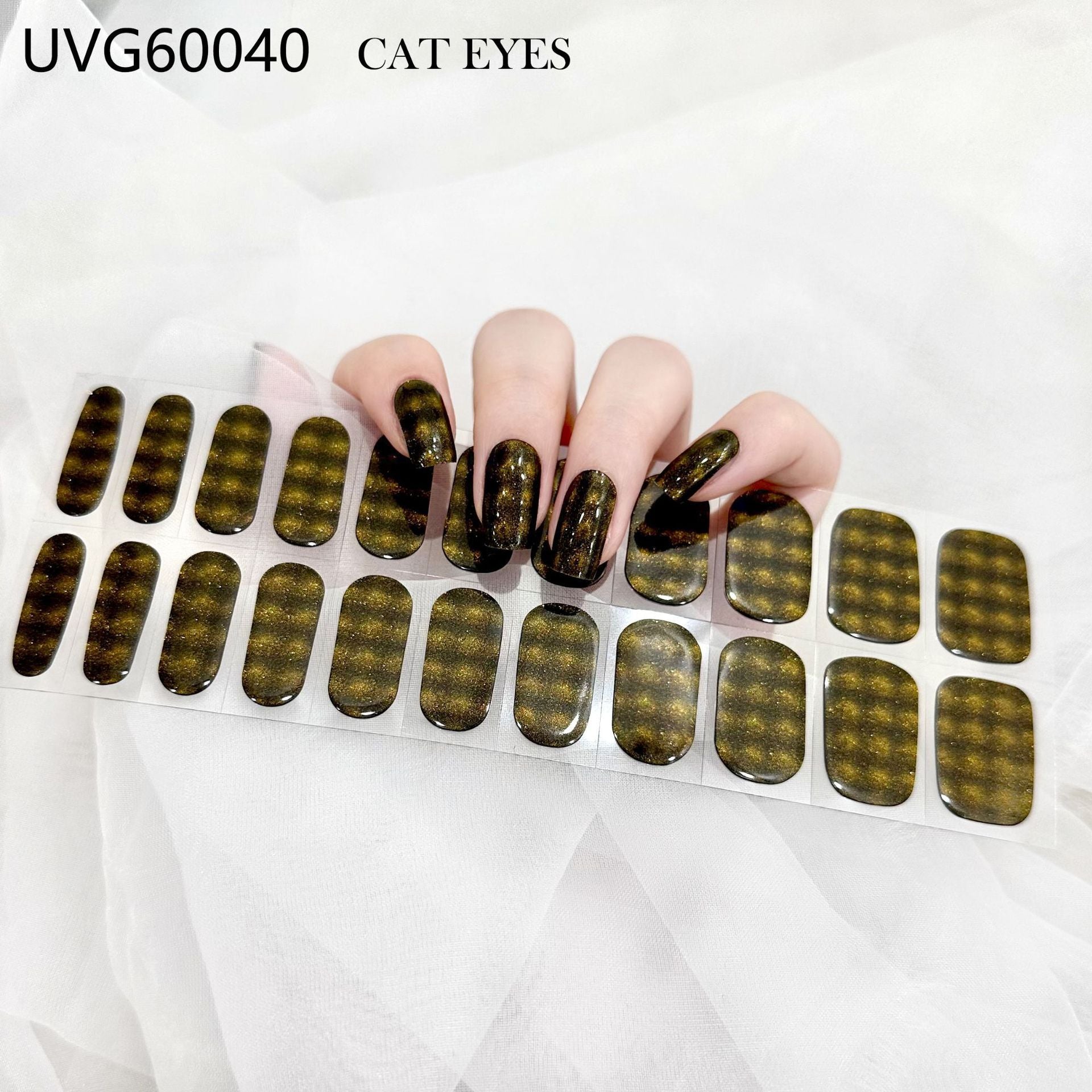 Blush Nail Stickers Uv Semi-baked Gel - happyshop365247