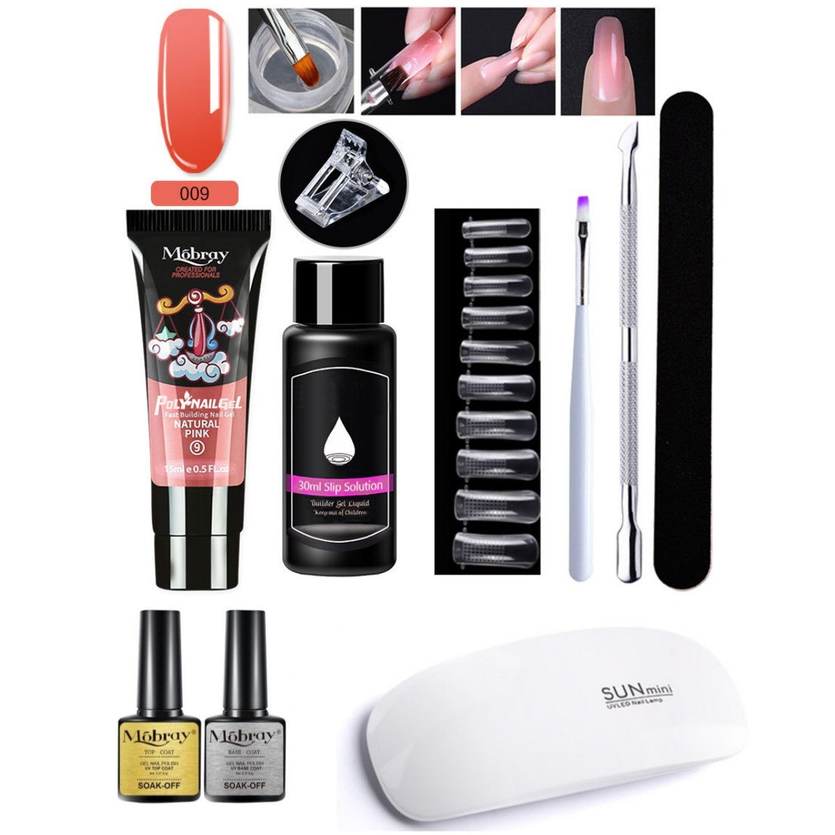 7-Piece Nail Art Crystal Extender Set - happyshop365247