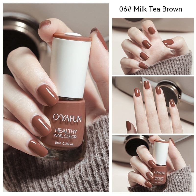 Nail Polish New Water-based Long-lasting Quick-drying Transparent - happyshop365247